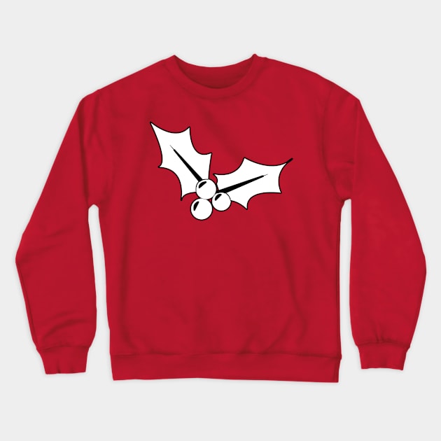 Christmas Mistletoe - Maroon Crewneck Sweatshirt by art-by-shadab